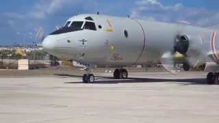 German Navy P3C Orion LOW PASS - Malta Airshow 2014 *HD