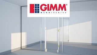 Pose d'une porte intérieure avec huisserie invisible - GIMM Menuiseries