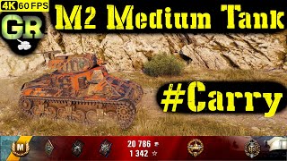 World of Tanks M2 Medium Tank Replay - 7 Kills 1.3K DMG(Patch 1.4.1)