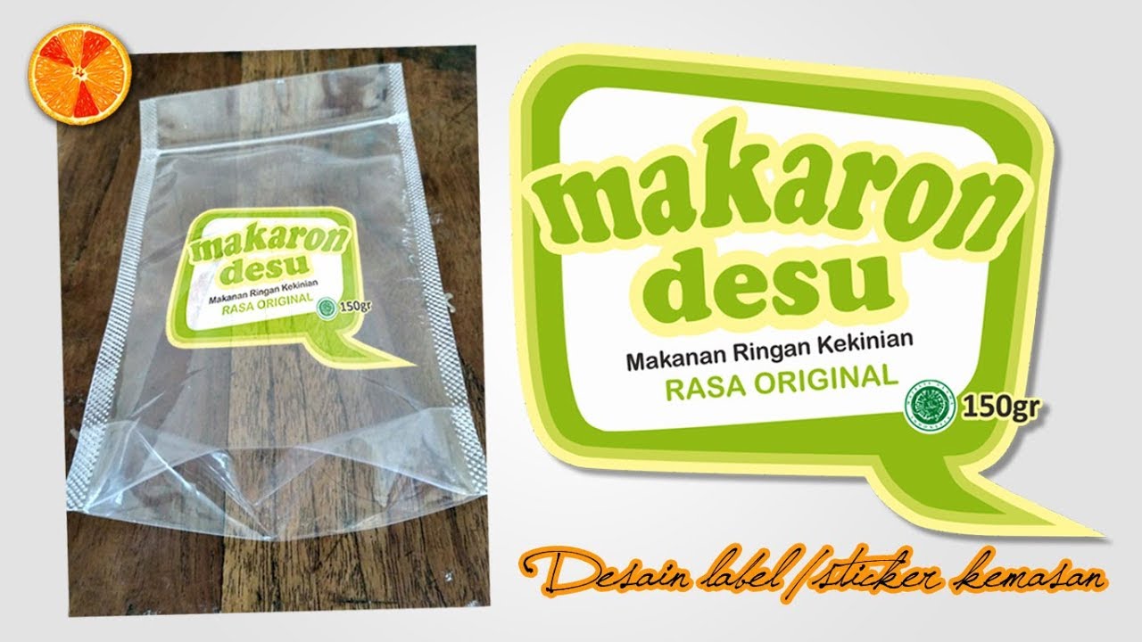 Tutorial Desain Label Kemasan Makanan Standing Pouch Untuk Usaha ...