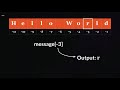 #7 Python String Data Type | eGoveranceHelpDesk Tamil Python Programming #StayHome and learn #WithMe