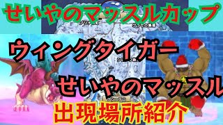 【ドラクエチャンピオンズ】せいやのマッスルカップ、ウィングタイガーとせいやのマッスルの出現場所を紹介！！