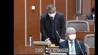 犬山市議会本会議　令和4年3月11日議案質疑２日目④