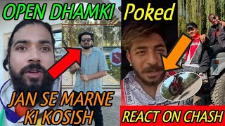 @RajaDc77React on @theamirmajid Bike Crash 👽 @TheUK07Rider Open dhamki 🤡 Jan Se Marne Ki Koshish