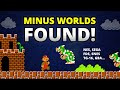 Exploring Minus Worlds in Super Mario Games!