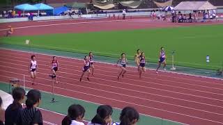 2017北区陸上選手権中３女子100m決勝