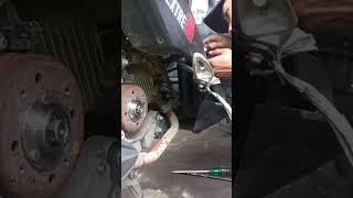 mengatasi motor gancet gak bisa di selah, tanpa ganti part. #mekanikmotor #mekanik #servismotor