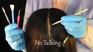 ASMR Slow & Soothing Scalp Check for Tingles & Sleep (No Talking)