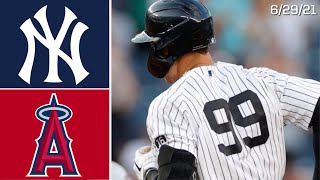 New York Yankees Vs. Los Angeles Angels | Game Highlights | 6/29/21