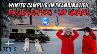 Müssen wir die Reise Abbrechen!? Winter Vanlife mit dem Camper durch Schweden! Teil 5 #Wintercamping