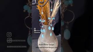 How to wire wrap chandelier earrings #jewelrymaking #wirewrapjewelry