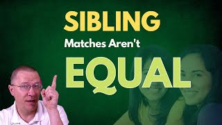 Why Siblings Don't Share the Same Amount of DNA With Matches?