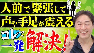 人前で話す時に『声が震える』そんな時の対処法