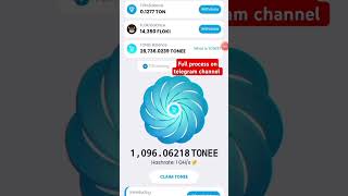 TONEE MINE-TO-EARN withdraw successfully 💰💵 #tone @Vinayji36