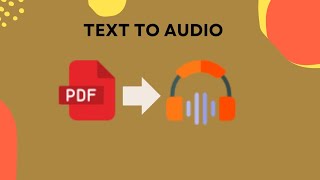 Text to speech Python || PDF to Audio Conversion using Python || Python Project Series