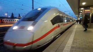 Nürnberg Hauptbahnhof Einfahrt ICE4 nach München