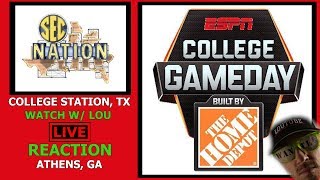LIVE REACTION | ESPN COLLEGE GAMEDAY GEORGIA VS NOTRE DAME | ATHENS, GA