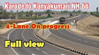 Karode to Kanyakumari NH66 Kerala-Tamilnadu Boarder road Latest View - #kautham_tn75biker