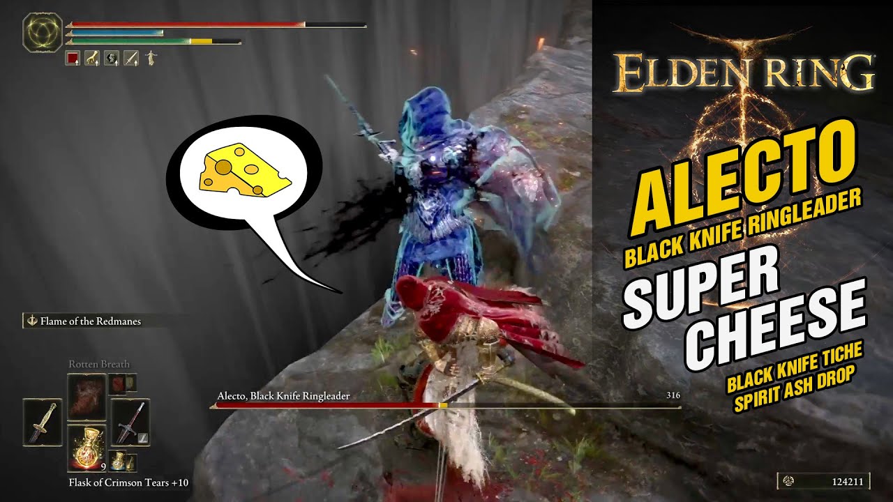 Elden Ring - Alecto Black Knife Ringleader - Super Cheese Method - YouTube