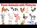 50 Farm animals with Pictures | English Sentences | Kids Vocabulary | English Vocabulary | #animals