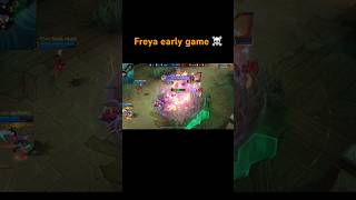 Freya Gameplay Tips - Dominate the  EARLY GAME  #mlbb #shorts #m6#shorts