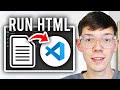 How To Run HTML Files In VS Code - Step By Step