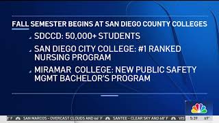 KNSD-SD: Fall Semester Begins at San Diego County Colleges