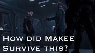 Episode 3 How did Makee survive here on the New Halo TV Series?