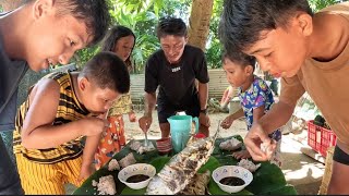 subrang nasarapan nabitin sa kanin mga kids catch in kook