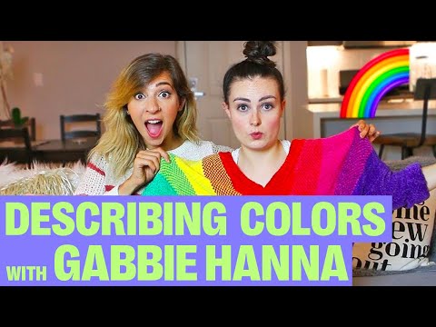 TRYING TO DESCRIBE COLOURS TO A BLIND PERSON W/ THE GABBIE SHOW! TRYING TO DESCRIBE COLOURS TO A BLIND PERSON W/ THE GABBIE SHOW!