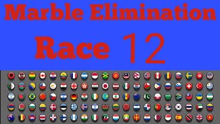 marble country race 12 track 2! which country is the fastest?#afzalgamingclub