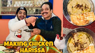 Making Kashmiri Special Chicken 🐓 Harissa With My Family🤗 #foodvlog