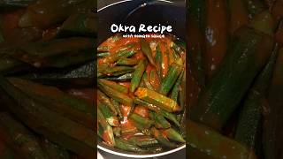 Okra with Tomato Sauce Recipe | Mediterranean #recipe