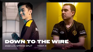 Down To The Wire | 2022 LCS Spring Split Week 8