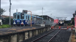 【ひたちなかかいひんてつどう】ひたちなか海浜鉄道 湊線 キハ37100形@阿字ヶ浦駅（ひたちなか開運鉄道神社）