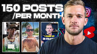 My Content System For Posting 150+ Times A Month In 30 Minutes