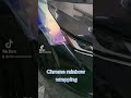 Chrome rainbow wrapping new Toyota harrier 2022 stay tuned rainbow chrome wrap Xise premium sticker