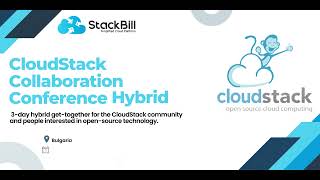 StackBill in CloudStack Collaboration Conference 2022, Bulgaria