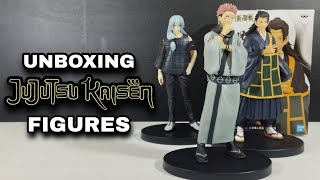 Unboxing JuJuTsu Kaisen Banpresto Loose/MISB Condition Figures - Mahito, Sukuna \u0026 Geto (BANDAI)