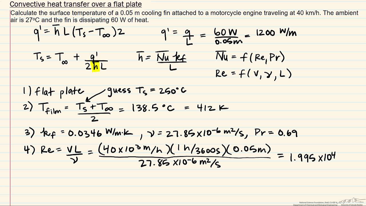 Convective Heat Transfer Equation Calculator - Tessshebaylo