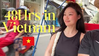 VIETNAM VLOG | 48 Hours in Hanoi (Street Food, Coffee, & Things to do)