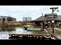 ☔️ Rainy South Lake Union Neighborhood to Waterfront & Historic Ship Wharf | 4K Seattle Walking Tour