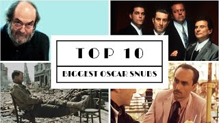 Top 10 Biggest Oscar Snubs