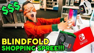 Buying EVERYTHING I Touch Blindfolded! **NO BUDGET CHALLENGE** | The Royalty Family