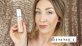 NEW Rimmel Lasting Finish BREATHABLE Foundation Review for Oily Skin | Demo + Wear Test