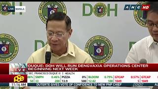 DOH gives press briefing | 20 April 2018