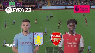FIFA 23 - Aston Villa vs Arsenal | Premier League Match day | PS5 gameplay | 4K HDR