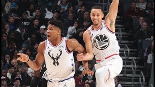 Steph's INSANE Bounce Pass Alley-Oop To Giannis! | 2019 NBA All-Star