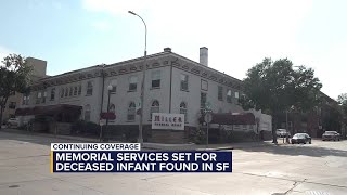 Memorial services set for deceased infant found in Sioux Falls