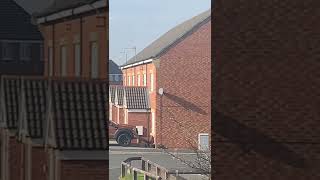 Extreme loud bullhorn fire engine responding uk